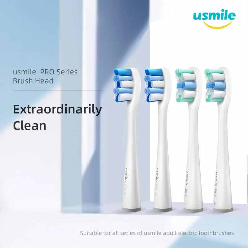 2/4PCS Pro Replacement Head Brush Heads Grey For usmile Electric Toothbrush Deep Cleaning Tooth Brush 
2/4PCS Pro Replacement Head Brush Heads Grey For usmile Electric Toothbrush Deep Cleaning Tooth Brush
