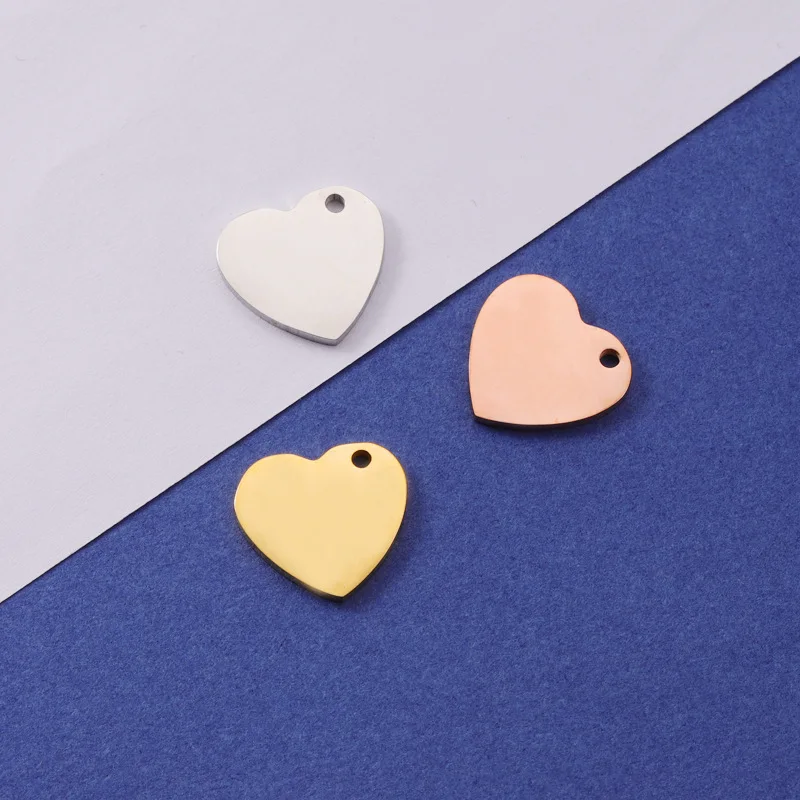 20Pcs/Lot 14*15mm Mirror Polished Stainless Steel Love Heart Stamping Blanks Tags DIY Charm Pendant Jewelry Accessories
20Pcs/Lot 14*15mm Mirror Polished Stainless Steel Love Heart Stamping Blanks Tags DIY Charm Pendant Jewelry Accessories