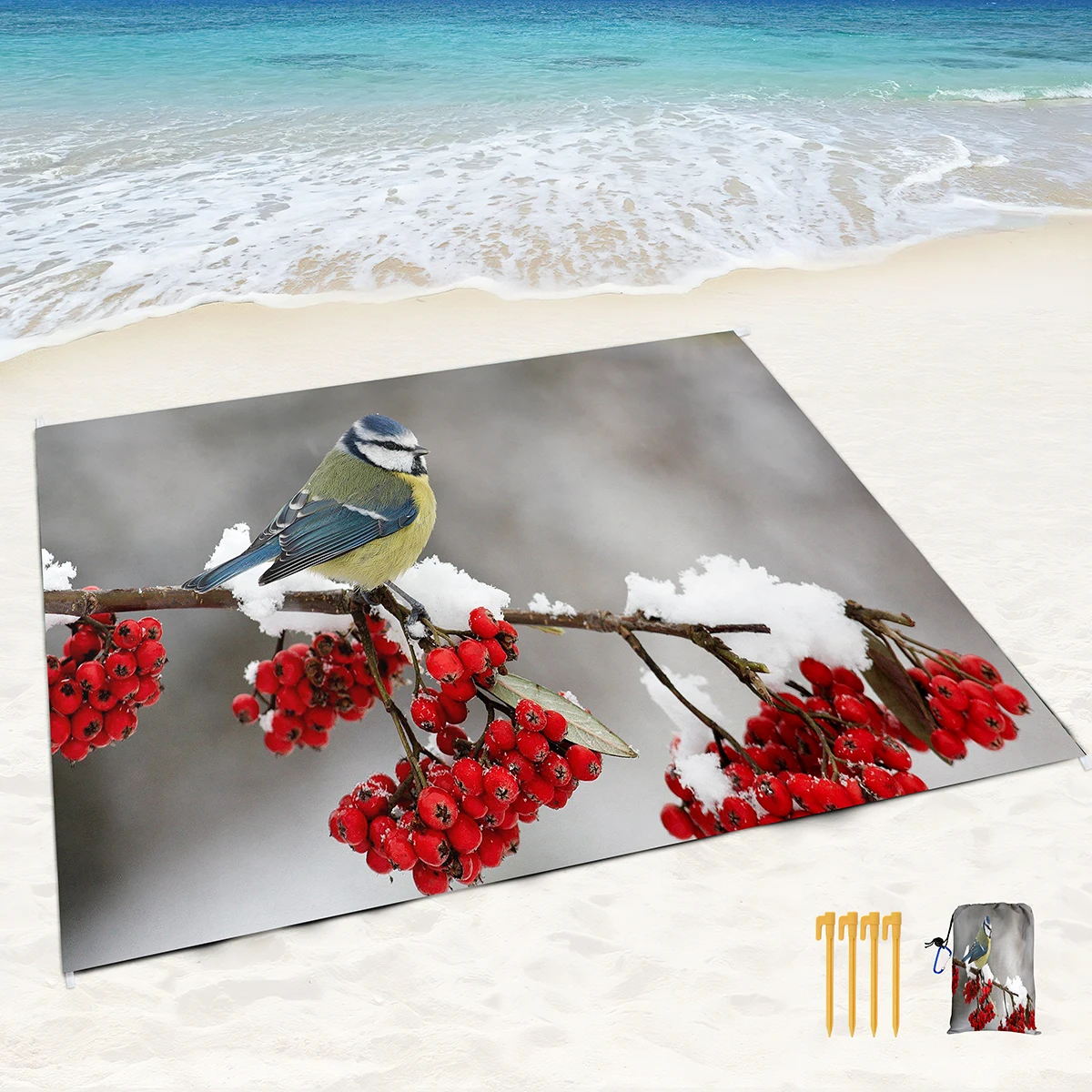 Bird Print Beach Blankets Waterproof Sandproof,LightWeight and Portable Picnic Blanket,Perfect for Travel Camping,Vacation,Beach
Bird Print Beach Blankets Waterproof Sandproof,LightWeight and Portable Picnic Blanket,Perfect for Travel Camping,Vacation,Beach