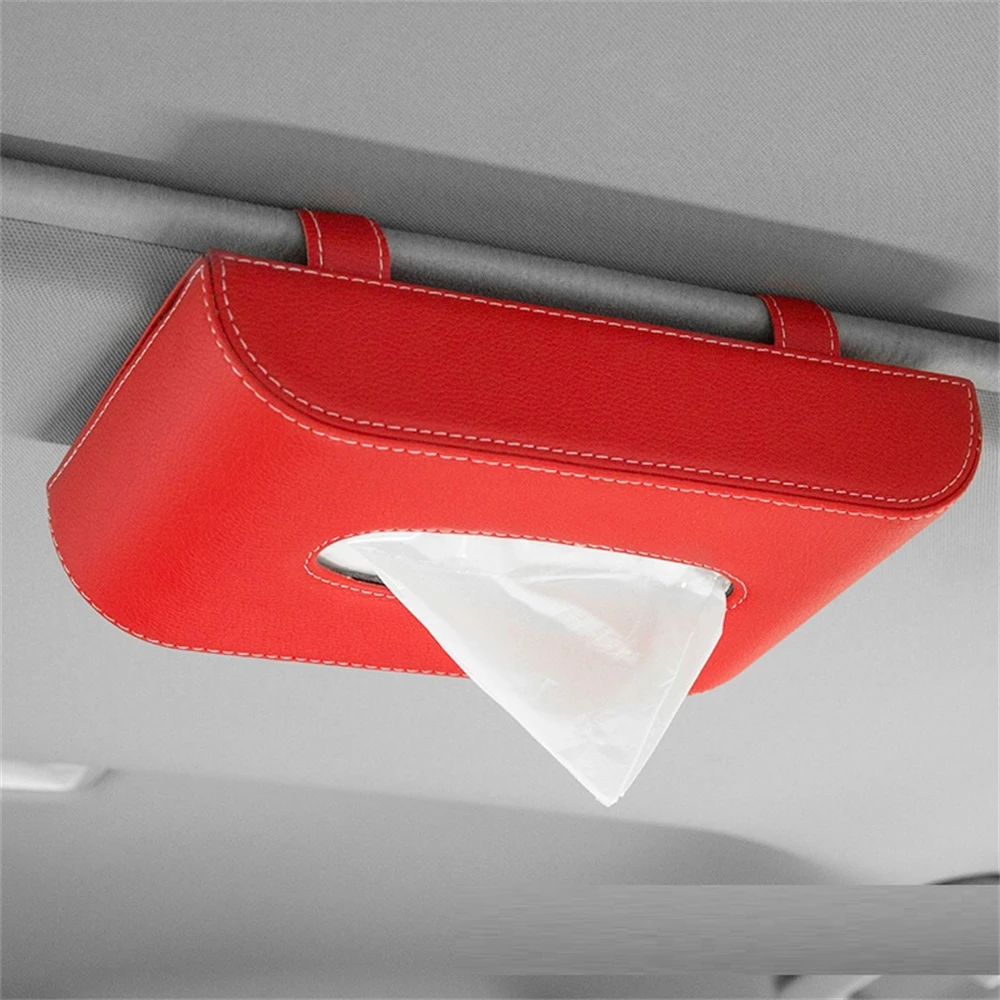 Universal Car Sun Visor Tissue Box Creative Leather Napkin Holder Box Back Seat Tissue Organizer Car Accessories
Universal Car Sun Visor Tissue Box Creative Leather Napkin Holder Box Back Seat Tissue Organizer Car Accessories