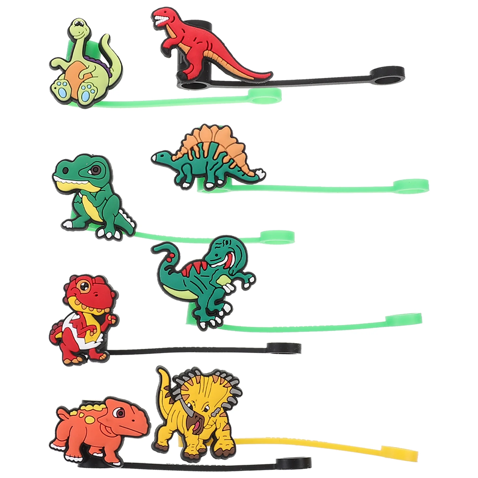 Straw Topper Covers Cap Cartoon Toppers Colored Dinosaur Tip Caps Drinking Dinosaurs Protection Reusable Straws Silicone
Straw Topper Covers Cap Cartoon Toppers Colored Dinosaur Tip Caps Drinking Dinosaurs Protection Reusable Straws Silicone