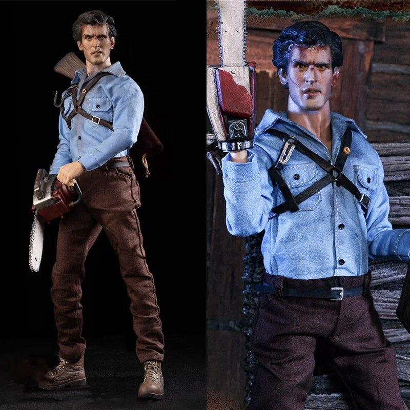 

Asmus Toys EDA001 1/6 Scale Male Soldier Ash Williams Ashley Bruce Campbell Model 6'' Full Set Action Figure Doll for Fan Gift