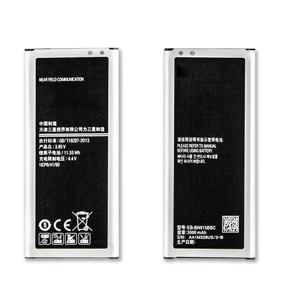 EB-BN915BBC Li-ion Phone Battery for Samsung Galaxy Note Edge SM-N915 No NFC Internal Batteries Accumulator 
EB-BN915BBC Li-ion Phone Battery for Samsung Galaxy Note Edge SM-N915 No NFC Internal Batteries Accumulator