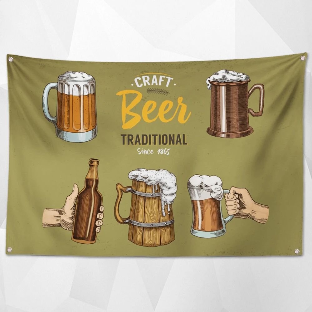 TRADITIONAL CRAFT BEER Vintage Beer Day Flag Wall Chart Deluxe Indoor Outdoor Banner Retro Oktoberfest Decor Tapestry Painting
TRADITIONAL CRAFT BEER Vintage Beer Day Flag Wall Chart Deluxe Indoor Outdoor Banner Retro Oktoberfest Decor Tapestry Painting