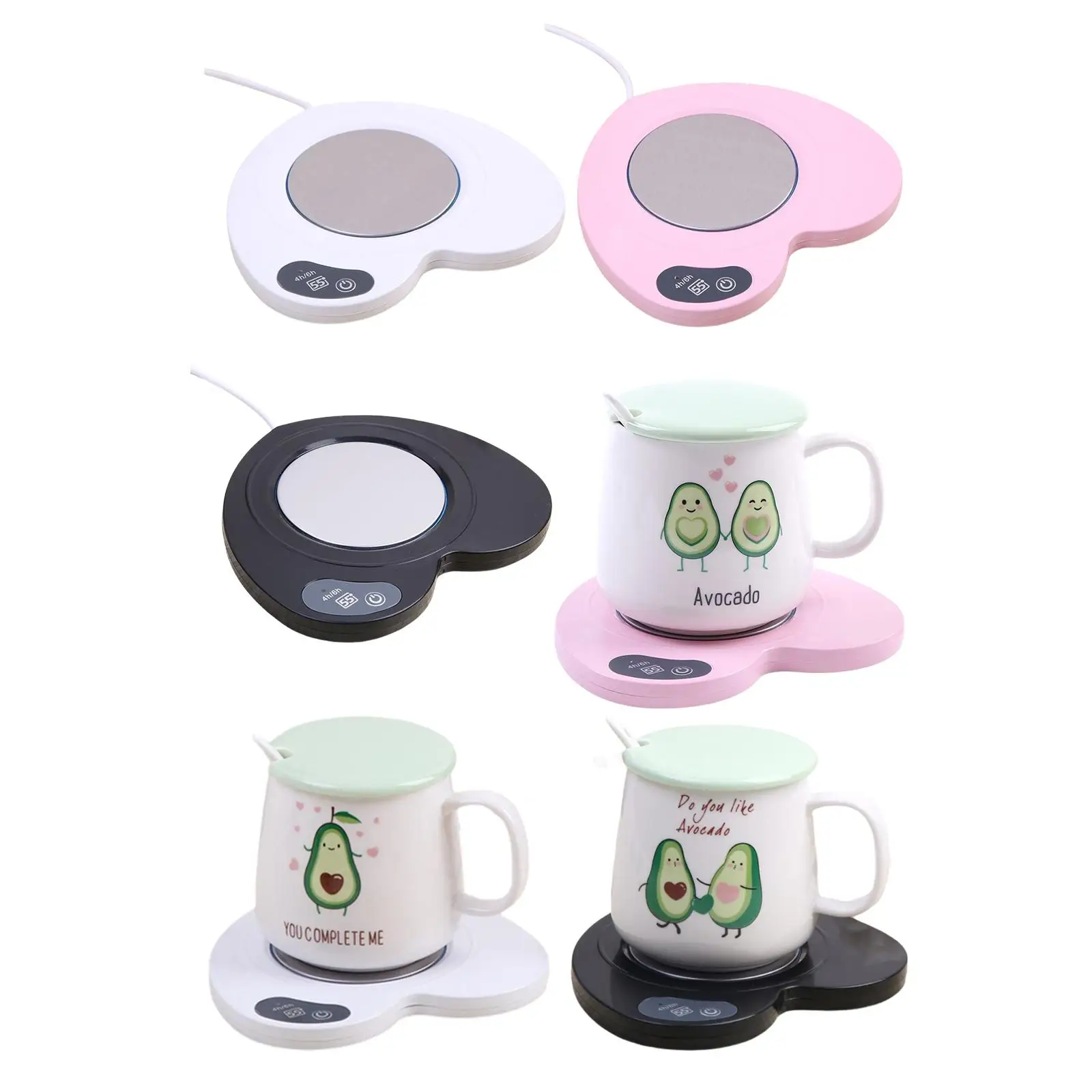 Coffee Mug Warmer Warmer Coaster Heat Beverage Mug Mat Beverage Warmers Cup Warmer for Valentines Day Gifts Home Office Desktop
Coffee Mug Warmer Warmer Coaster Heat Beverage Mug Mat Beverage Warmers Cup Warmer for Valentines Day Gifts Home Office Desktop