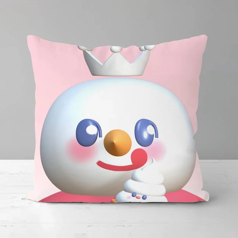 Cute Snow King Pillow Cover MIXUE Sofa Decorative Ornamental Pillows for Living Room Duplex Printing Kawaii Cushion Covers 45*45
Cute Snow King Pillow Cover MIXUE Sofa Decorative Ornamental Pillows for Living Room Duplex Printing Kawaii Cushion Covers 45*45