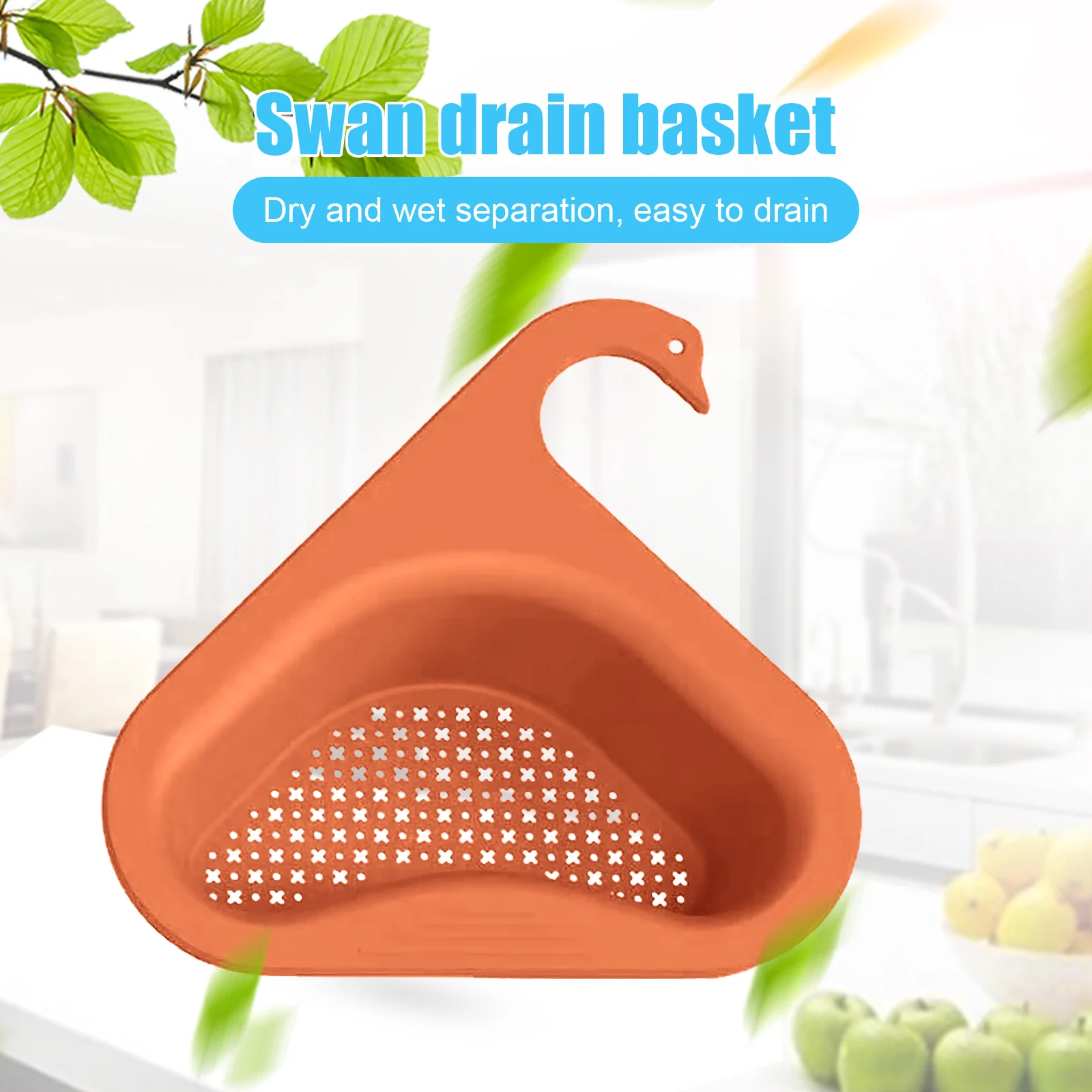 Multi-Functional Kitchen Leftover Sink Strainer Sink Swan Drain Basket Fruit Vegetable Drain Basket Kitchen Accessories
Multi-Functional Kitchen Leftover Sink Strainer Sink Swan Drain Basket Fruit Vegetable Drain Basket Kitchen Accessories