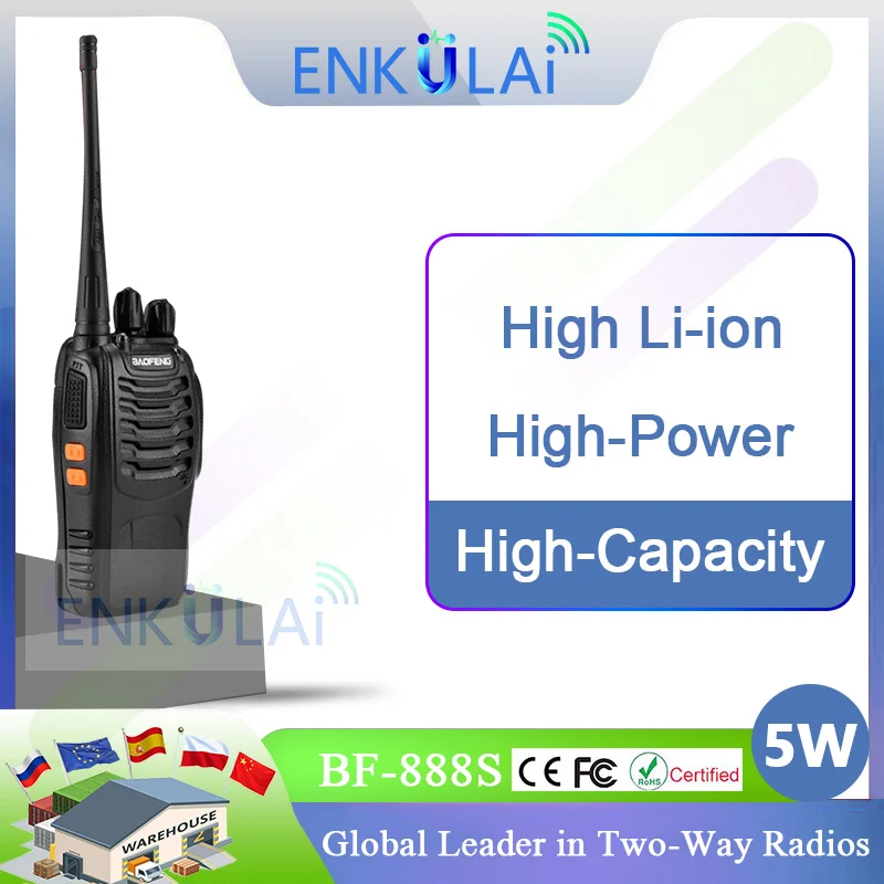 1/2/3/4/6 шт. Baofeng BF-888S UHF 400-470 МГц baofeng 888s дешевая двухсторонняя радиосвязь bf888s удобная