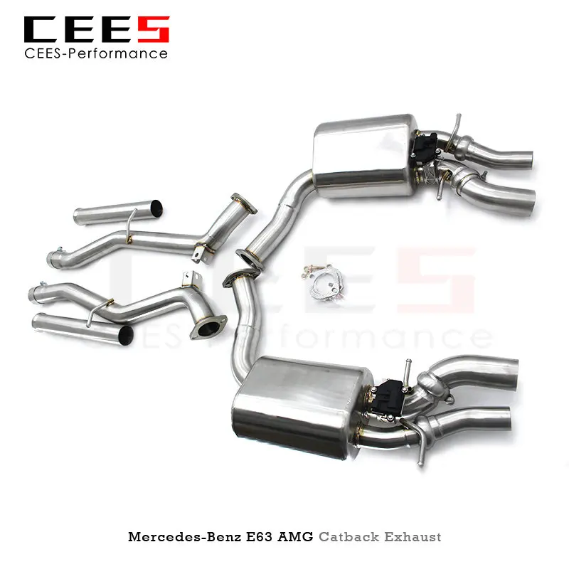CEES Stainless Steel Catback Exhaust for Mercedes-Benz E63 AMG 2007-2015 Escape Exhaust Pipe Muffler Performance Exhaust System
CEES Stainless Steel Catback Exhaust for Mercedes-Benz E63 AMG 2007-2015 Escape Exhaust Pipe Muffler Performance Exhaust System