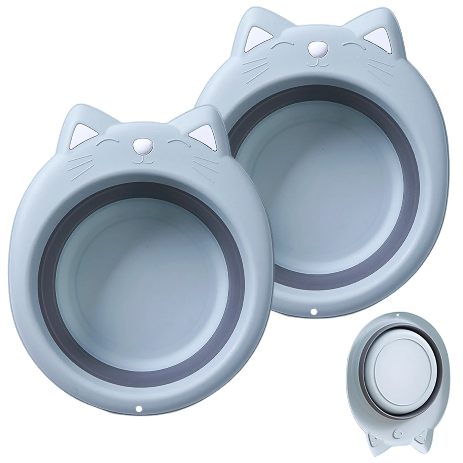 2pcs For Camping Cartoon Cat Kitchen Convenient Space Saving Bathroom Travel Portable Collapsible Wash Basin Washing Up Plastic
2pcs For Camping Cartoon Cat Kitchen Convenient Space Saving Bathroom Travel Portable Collapsible Wash Basin Washing Up Plastic