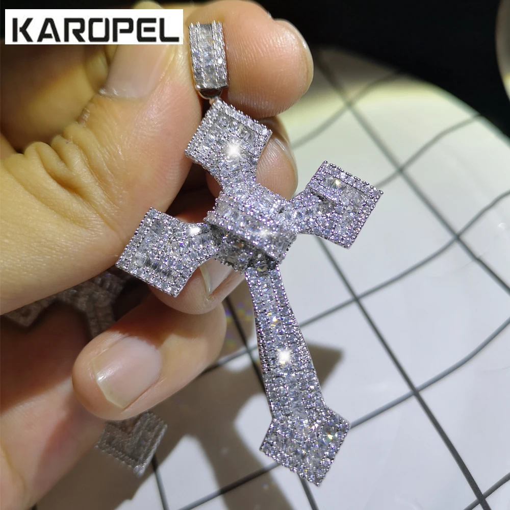 Подвеска karopel с большим крестом для мужчин и женщин, украшение для свадьбы с кулоном из циркония ААА, с цепочкой, подарочное Ювелирное Украше...
Подвеска karopel с большим крестом для мужчин и женщин, украшение для свадьбы с кулоном из циркония ААА, с цепочкой, подарочное Ювелирное Украше...