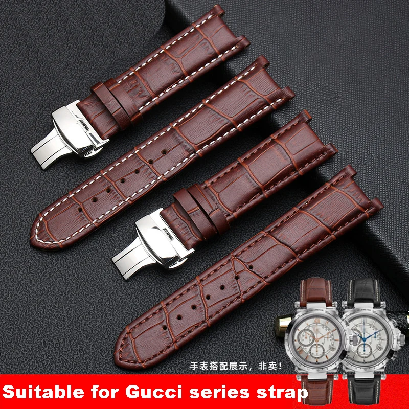For Gucci leather watch with Gucci Guess notched cow leather watch chain men's 22*13mm watch accessories
For Gucci leather watch with Gucci Guess notched cow leather watch chain men's 22*13mm watch accessories