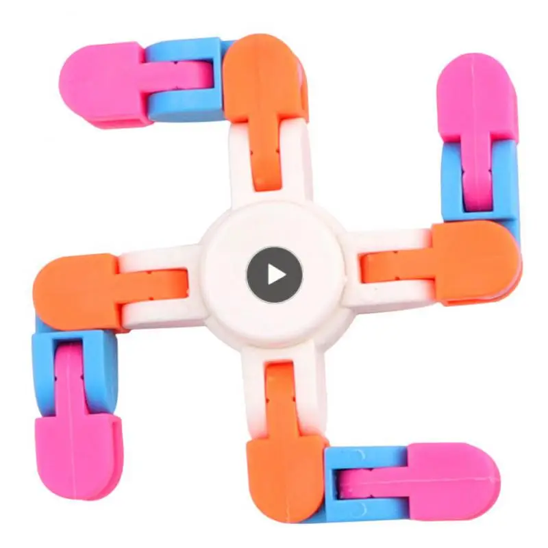 

Decompression Educational Toys DIY Folding Joint Rotating Fingertip Joint Chain Building Blocks Children's Gift Random Color
