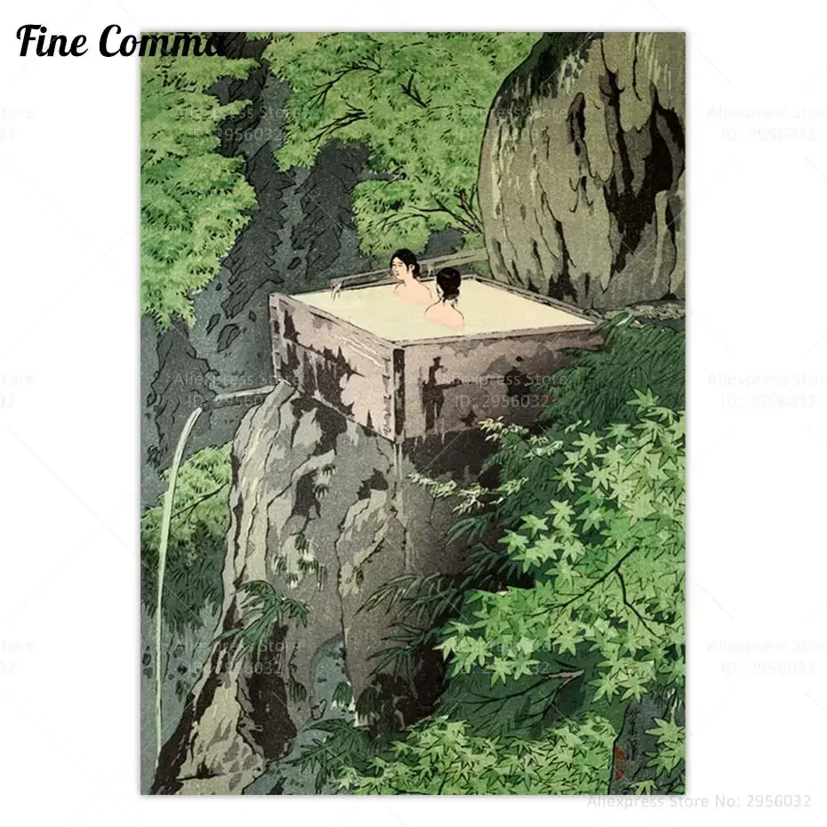 Винтажная японская живопись, холст, плакат, Shirahone Spa, репродукция, настенное искусство, холст, печать, горячая весна, плакат, азиатское искусство, Настенный декор 
Винтажная японская живопись, холст, плакат, Shirahone Spa, репродукция, настенное искусство, холст, печать, горячая весна, плакат, азиатское искусство, Настенный декор