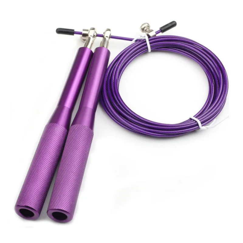 

Fitness Jump Rope Excercise Workout Light Bearing Skipping Ropes Metal Speed Crossfit Sport Gym MMA Training and Exercise