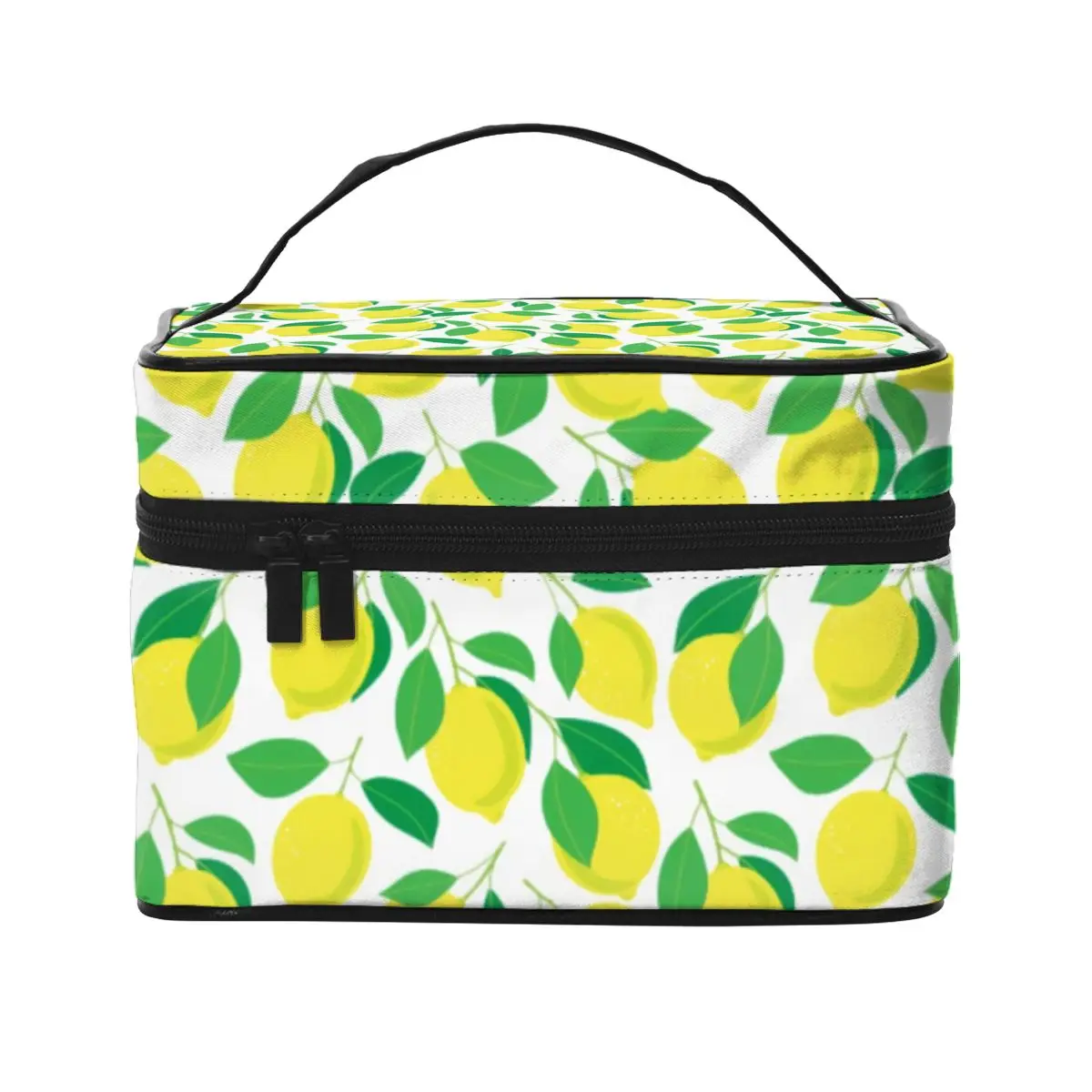 Fruit Design Cosmetic Bags Lemons And Leaves Pattern Pack Storage Organizers with Handle Restroom For Girls Makeup Bag
Fruit Design Cosmetic Bags Lemons And Leaves Pattern Pack Storage Organizers with Handle Restroom For Girls Makeup Bag