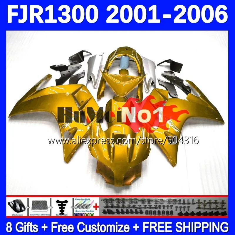 Body For YAMAHA FJR-1300 FJR1300 FJR1300A 01 02 03 05 06 158MC.15 FJR 1300 A C 2001 2002 2003 2004 2005 2006 Fairing glossy gold
Body For YAMAHA FJR-1300 FJR1300 FJR1300A 01 02 03 05 06 158MC.15 FJR 1300 A C 2001 2002 2003 2004 2005 2006 Fairing glossy gold