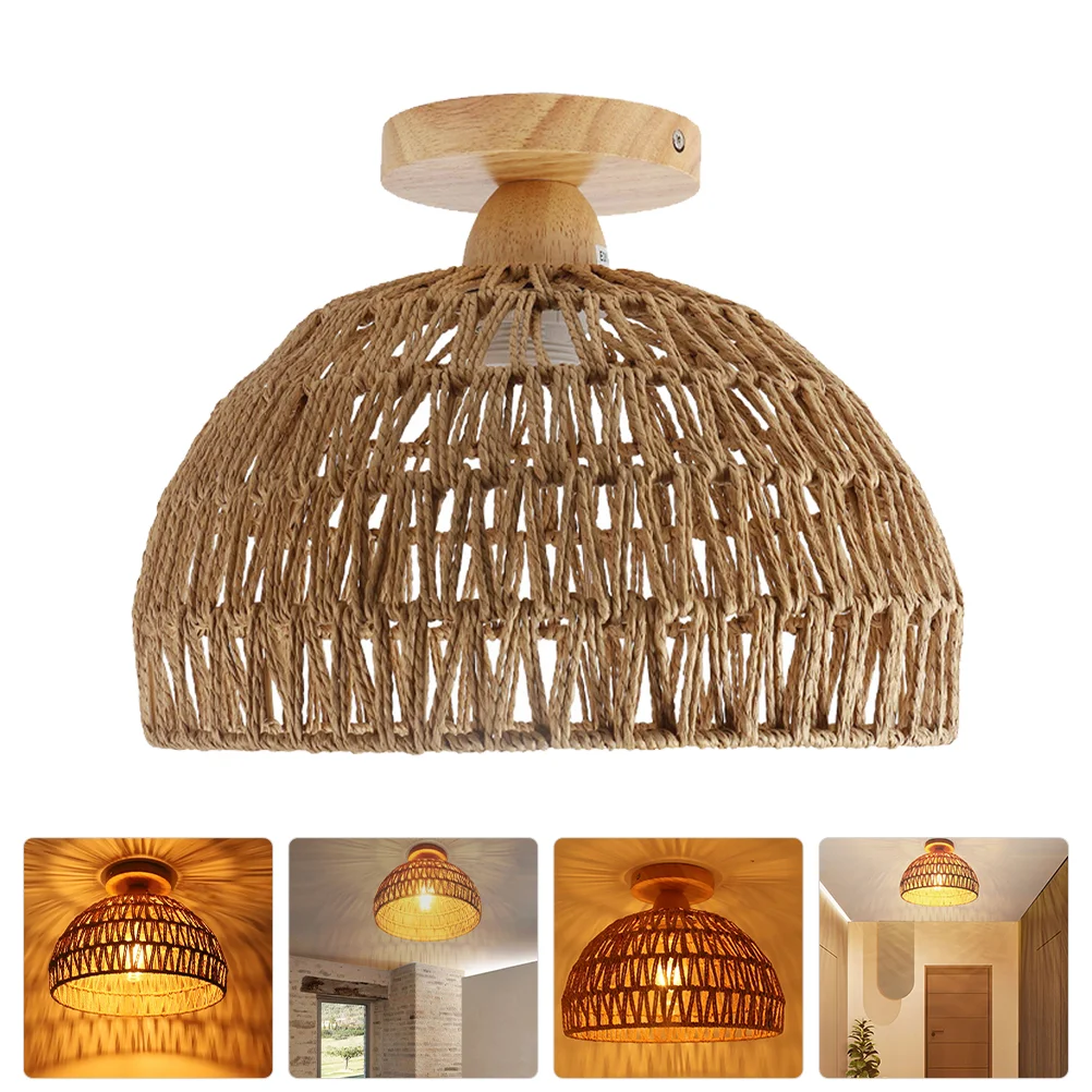 Modern Style Ceiling Light Round Vintage Bathroom Balcony Wood Kitchen Fixtures Flush Mount
Modern Style Ceiling Light Round Vintage Bathroom Balcony Wood Kitchen Fixtures Flush Mount