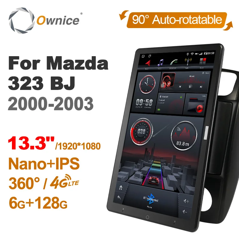 13.3 Inch Ownice 1Din Android 10.0 Car Radio 360 Panorama for Mazda 323 BJ 2000-2003 GPS Auto Audio Player SPDIF 4G LTE NO DVD
13.3 Inch Ownice 1Din Android 10.0 Car Radio 360 Panorama for Mazda 323 BJ 2000-2003 GPS Auto Audio Player SPDIF 4G LTE NO DVD