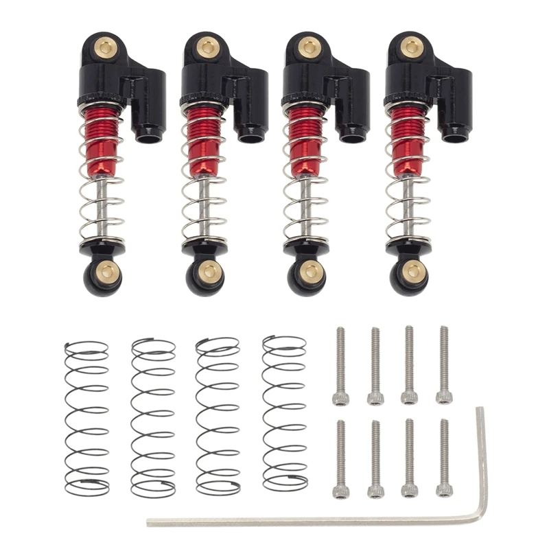 4Pcs Aluminum Alloy Shock Absorber Damper Upgrade For 1/24 RC Car Axial SCX24 C10 JLU Gladiator Bronco Mini Crawler
4Pcs Aluminum Alloy Shock Absorber Damper Upgrade For 1/24 RC Car Axial SCX24 C10 JLU Gladiator Bronco Mini Crawler