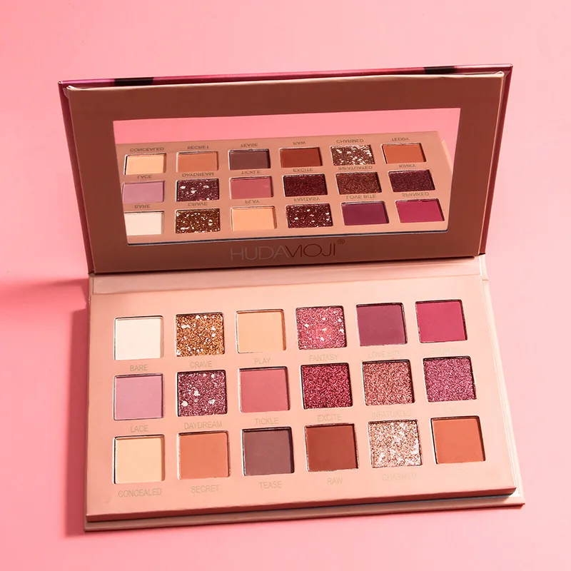 18 Colors Desert Rose Matte Glitter Eye Shadow Pearlescent Eyeshadow Palette Long Lasting Make Up Eyeshadow Beauty Eye Pallete
18 Colors Desert Rose Matte Glitter Eye Shadow Pearlescent Eyeshadow Palette Long Lasting Make Up Eyeshadow Beauty Eye Pallete