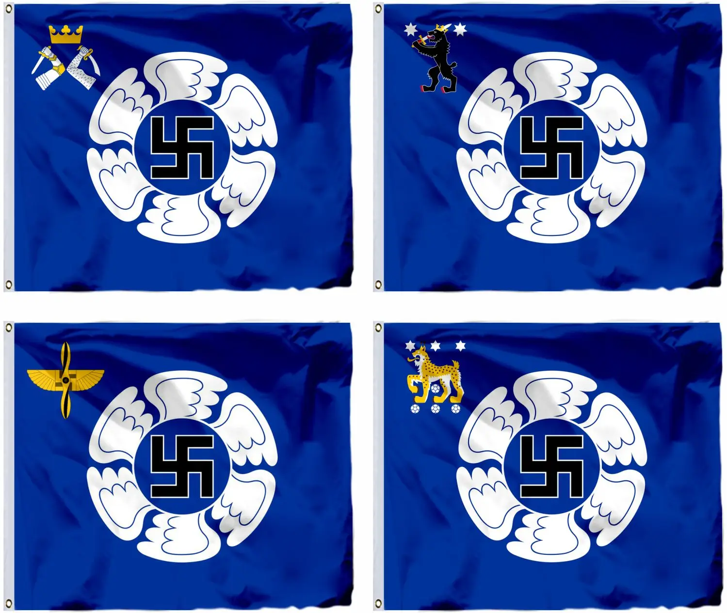 Finland Military Satakunnan Lennoston Lippu Flag 3X2.5FT 120X100CM Hämeen Lennoston Lippu Banner
Finland Military Satakunnan Lennoston Lippu Flag 3X2.5FT 120X100CM Hämeen Lennoston Lippu Banner