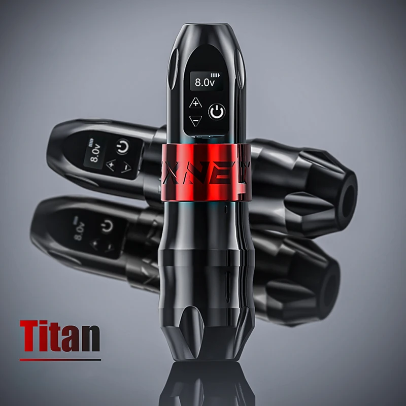 Новая беспроводная тату-машинка Titan, ручка с сильным двигателем без сердечника, ЖК цифровой дисплей для художника, тела, перманентного макияжа
Новая беспроводная тату-машинка Titan, ручка с сильным двигателем без сердечника, ЖК цифровой дисплей для художника, тела, перманентного макияжа