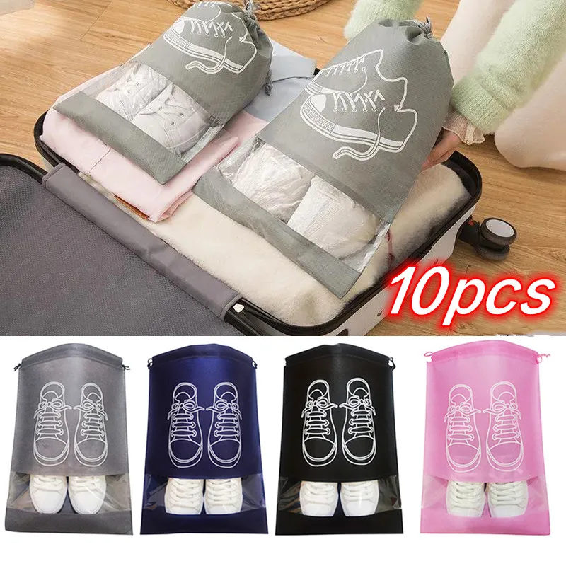 10pcs Home Shoes Storage Bags Non-woven Closet Organizer Portable Space Saving Travel Bag Waterproof Pocket Hanging Organization
10pcs Home Shoes Storage Bags Non-woven Closet Organizer Portable Space Saving Travel Bag Waterproof Pocket Hanging Organization