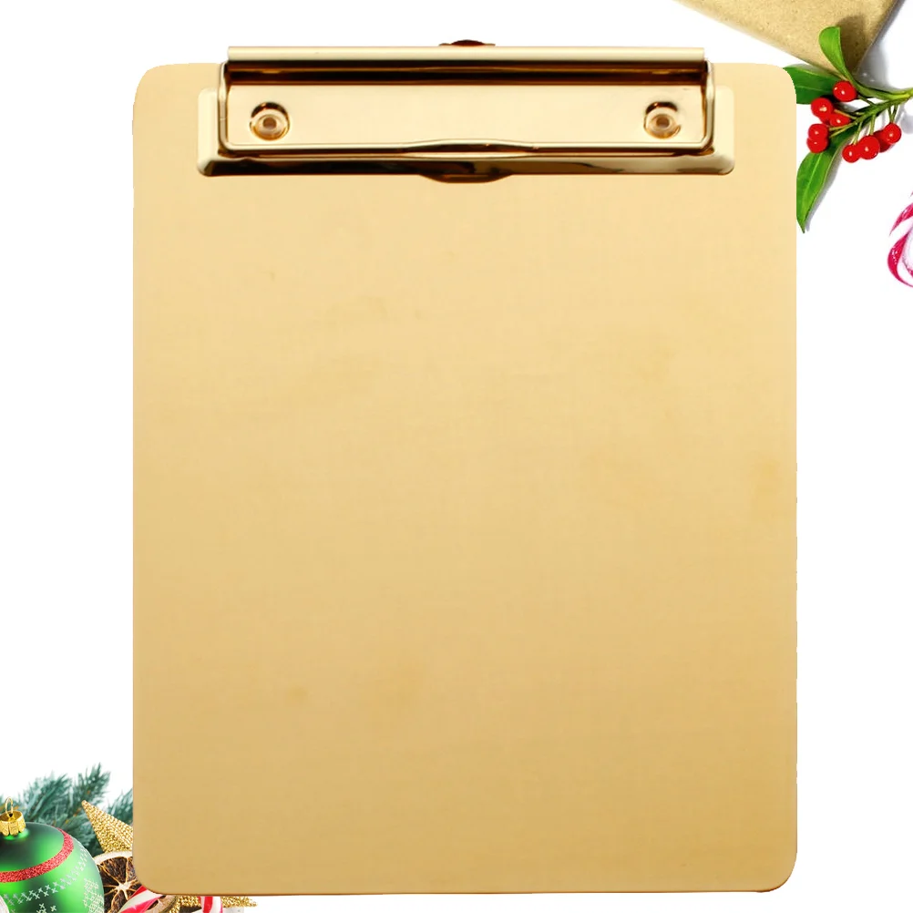 

Clipboard Clip Holder Hardboard Board Document Clipboards Profile Writing A4 File Metal Paper Folder Storage Nurse Memo Low