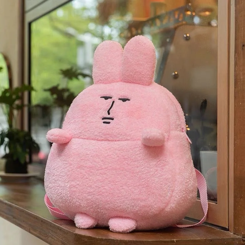 MyFriend Pink Rabbits Shape Plush Backpacks Cartoon Large Capacity Women's Makeup Bag 28x26cm Fashion Versatile Zipper Knapsacks
MyFriend Pink Rabbits Shape Plush Backpacks Cartoon Large Capacity Women's Makeup Bag 28x26cm Fashion Versatile Zipper Knapsacks