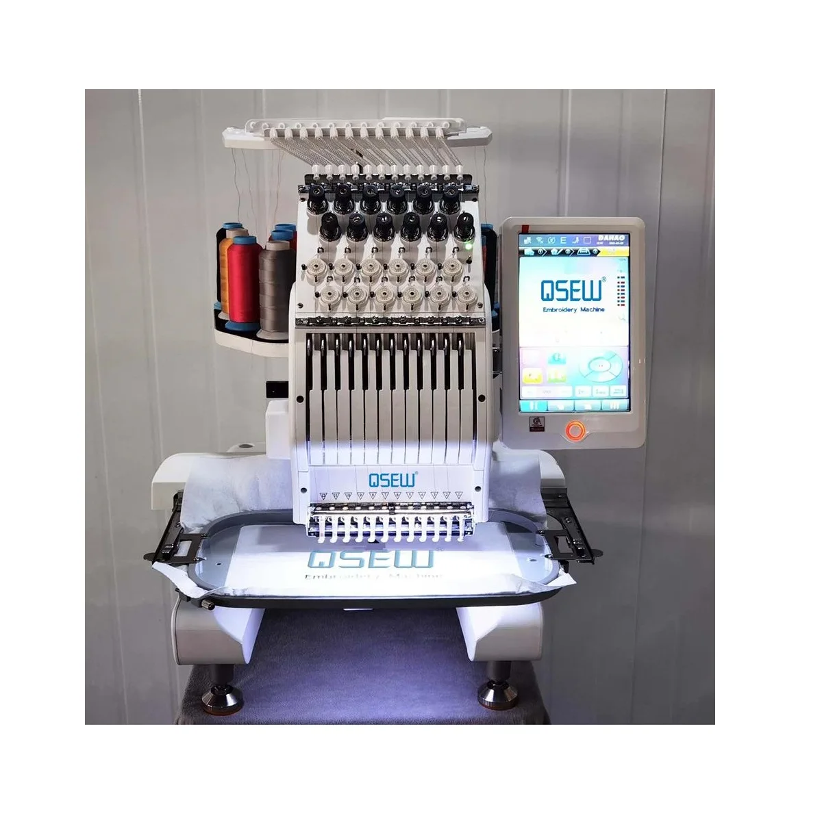 QS-1201 Single Head Computerized Embroidery Machine Dahao Computer for T shirt logo label Embroidery Machine
QS-1201 Single Head Computerized Embroidery Machine Dahao Computer for T shirt logo label Embroidery Machine