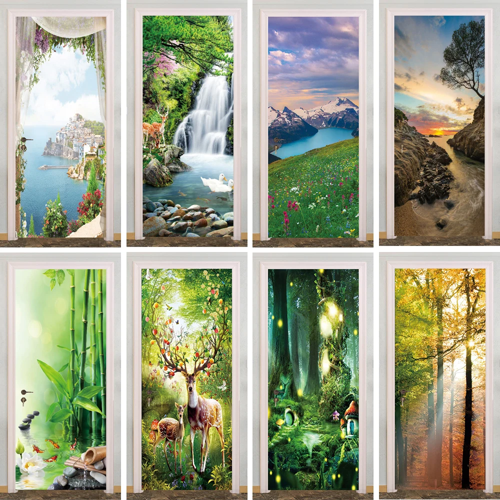 Fairy Forest Painting Door Sticker Mural Adhesive Jungle Landscape Whole Door Wrap Cover Photo Wallpaper Apartment Home Decor
Fairy Forest Painting Door Sticker Mural Adhesive Jungle Landscape Whole Door Wrap Cover Photo Wallpaper Apartment Home Decor