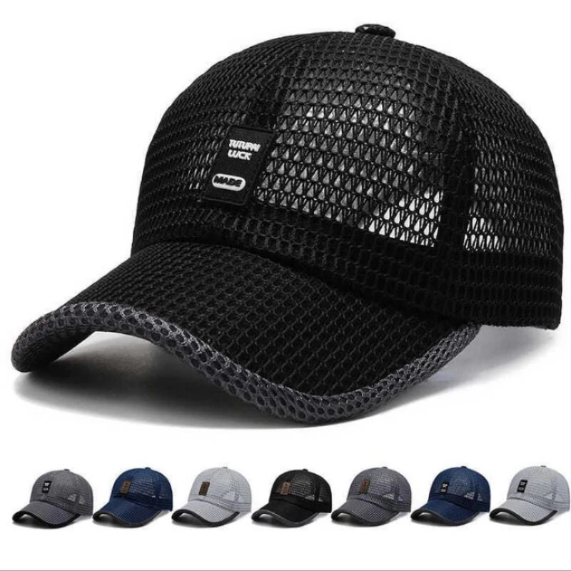2022 Men's Mesh Baseball Cap Breathable Summer Caps Dad Hat Outdoor Fishing Hats Bone Gorras Snapback Trucker Cap
2022 Men's Mesh Baseball Cap Breathable Summer Caps Dad Hat Outdoor Fishing Hats Bone Gorras Snapback Trucker Cap