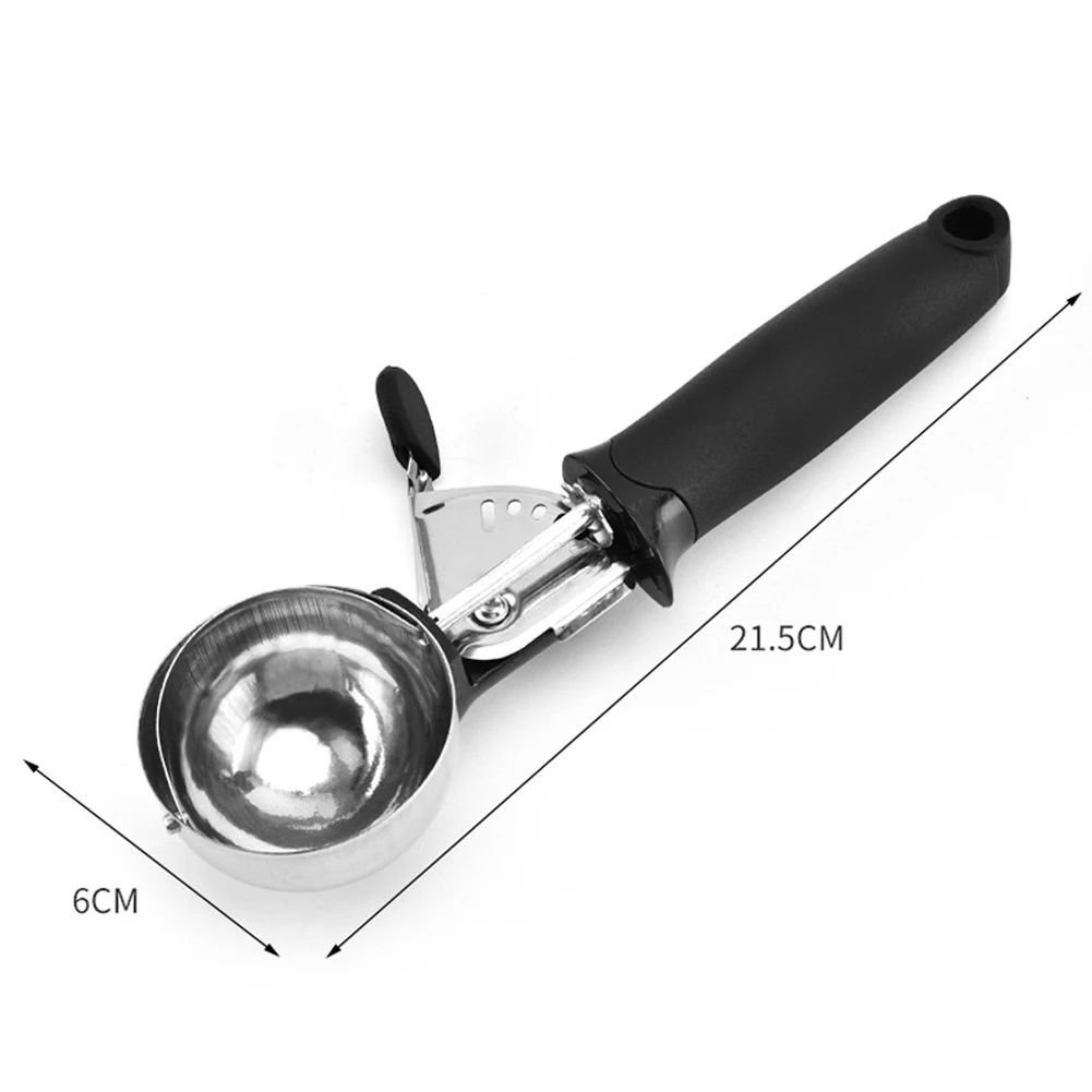 Ice Ball Maker Ice Cream Spoon 21.5*6cm Batter Black Easy To Hold Fruit Household Gadgets Long Handle Non-slip
Ice Ball Maker Ice Cream Spoon 21.5*6cm Batter Black Easy To Hold Fruit Household Gadgets Long Handle Non-slip