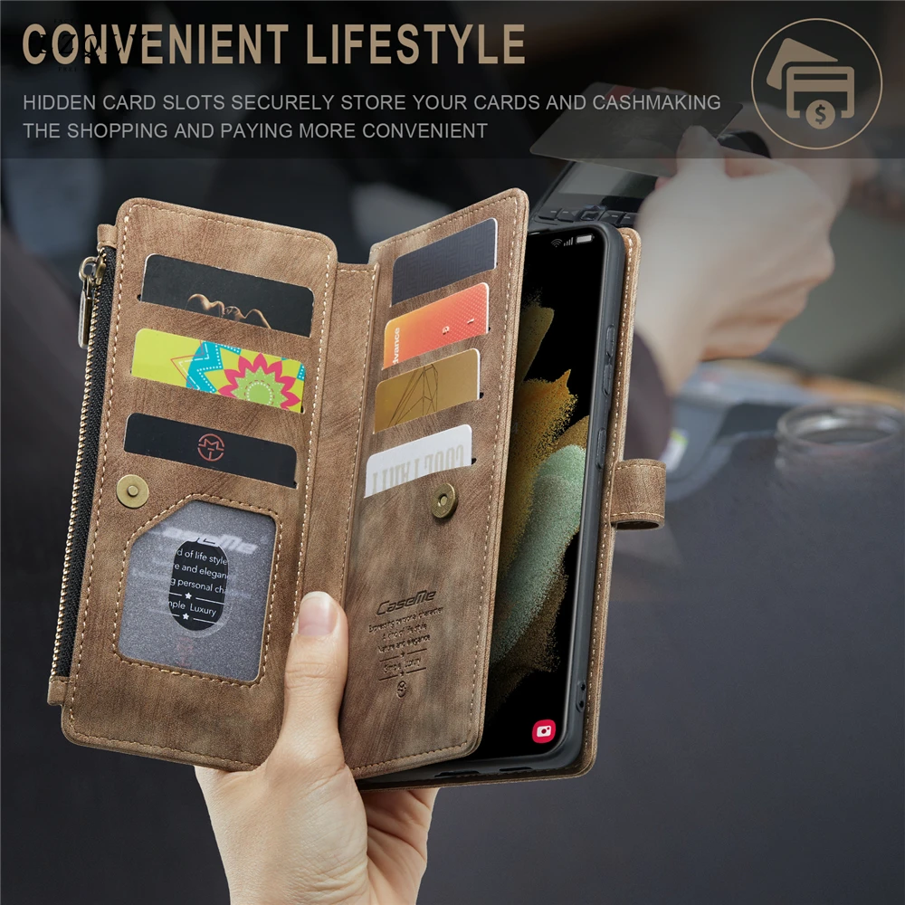 Wallet Card Slot Leather Cover For Samsung Galaxy S21 S22 Ultra Plus S20 Fe Note 20 10 A72 A52s A32 A12 A71 A51 S10 Phone Case
Wallet Card Slot Leather Cover For Samsung Galaxy S21 S22 Ultra Plus S20 Fe Note 20 10 A72 A52s A32 A12 A71 A51 S10 Phone Case