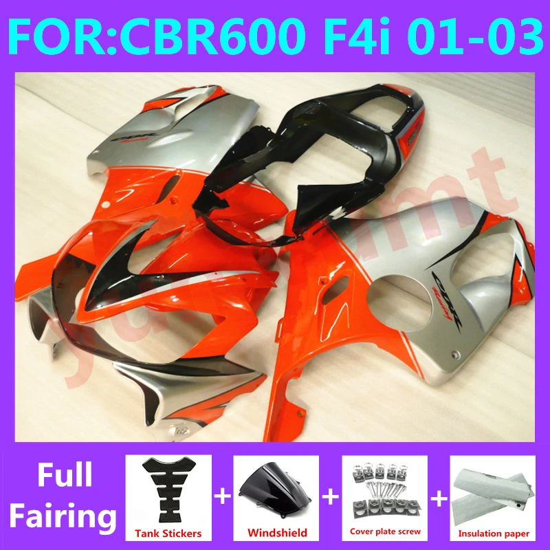 Motorcycle Fairings kit fit for CBR600 F4i CBR 600 CBR600F4i 2001 2002 2003 2004 2005 2006 2007 full Fairing kits orange silver
Motorcycle Fairings kit fit for CBR600 F4i CBR 600 CBR600F4i 2001 2002 2003 2004 2005 2006 2007 full Fairing kits orange silver