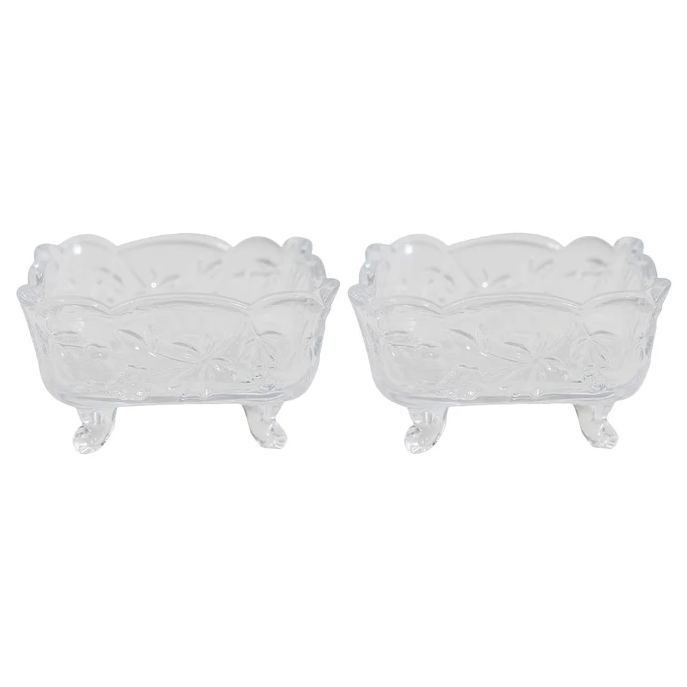 2 Pcs Soap Box Sugar Jars Glass Fruit Plate Crystal Candy Bowl Decorative Clear Dish Salad Serving Cookie Cereal Bowls
2 Pcs Soap Box Sugar Jars Glass Fruit Plate Crystal Candy Bowl Decorative Clear Dish Salad Serving Cookie Cereal Bowls