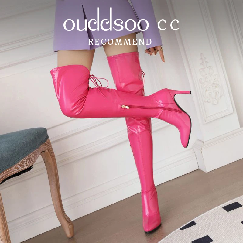 ODS Rontic Women Winter Over The Knee Boots Female Zip Sexy Black Long Pointed Toe Elegant Casual Party Red White Brown Shoes 46
ODS Rontic Women Winter Over The Knee Boots Female Zip Sexy Black Long Pointed Toe Elegant Casual Party Red White Brown Shoes 46