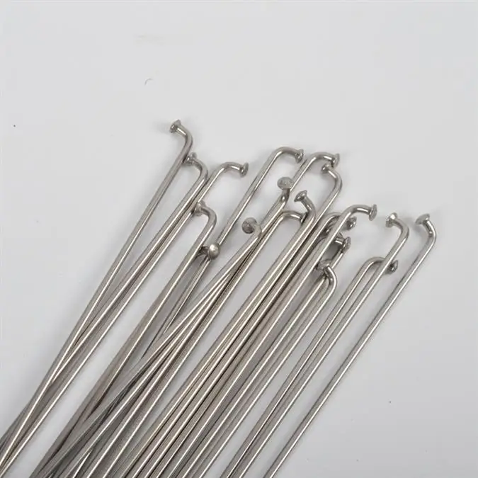 40Pcs/lot E-bike Spokes 13G 2.0mm diameter Bicycle Spokes length 90~155mm + Nipple Sliver color
40Pcs/lot E-bike Spokes 13G 2.0mm diameter Bicycle Spokes length 90~155mm + Nipple Sliver color