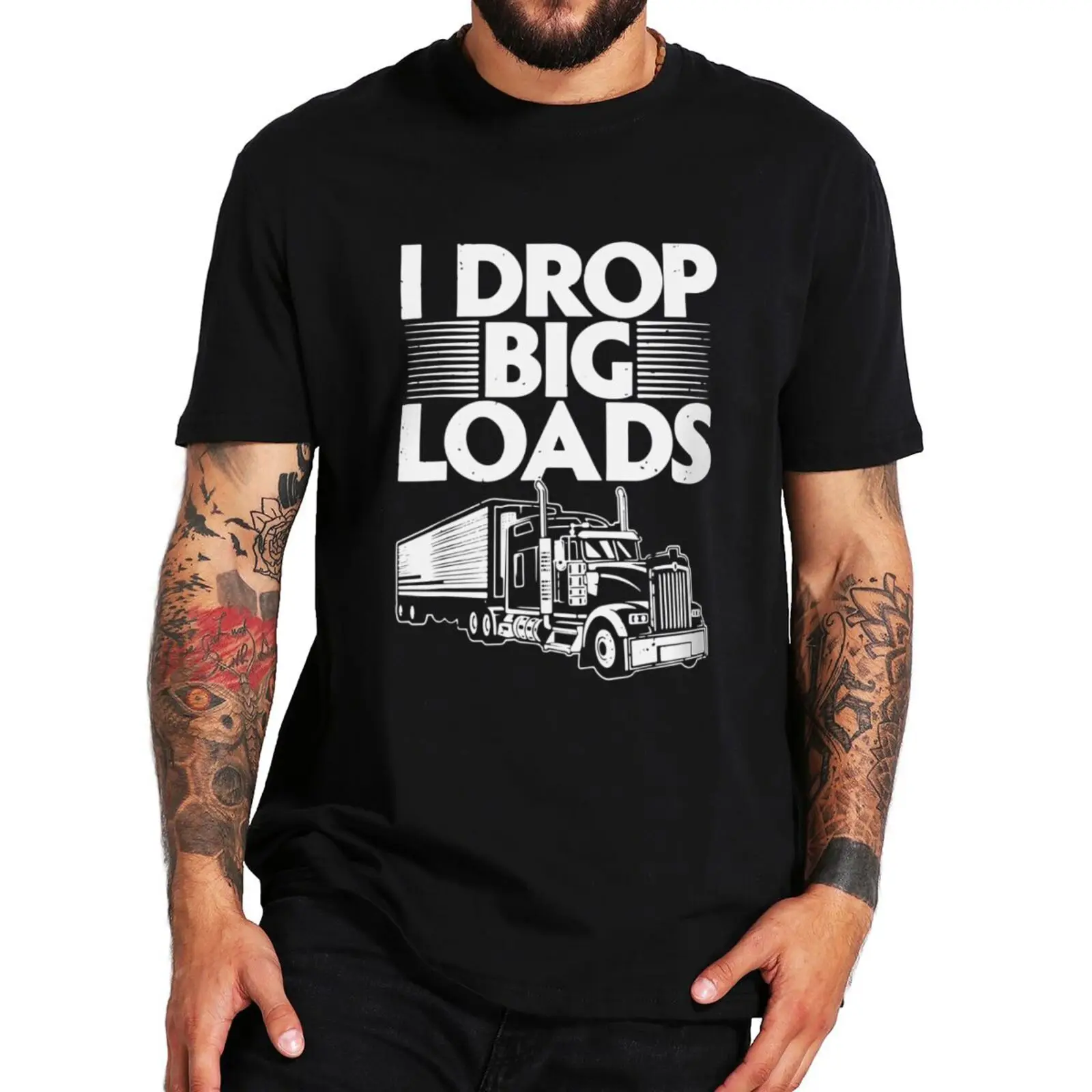 Truck Driver Lover T Shirt Funny Trucker Design For Men Women EU Size 100% Cotton Tops Tee
Truck Driver Lover T Shirt Funny Trucker Design For Men Women EU Size 100% Cotton Tops Tee
