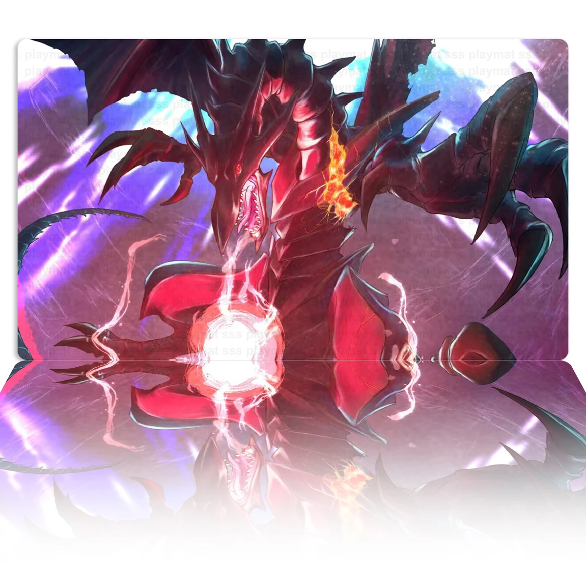 YuGiOh Red-eyes Black Dragon Playmat TCG CCG Mat Board Game Trading Card Game Mat Custom Rubber Anime Mouse Pad Zones & Free Bag
YuGiOh Red-eyes Black Dragon Playmat TCG CCG Mat Board Game Trading Card Game Mat Custom Rubber Anime Mouse Pad Zones & Free Bag