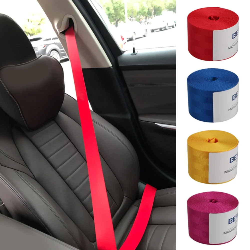 3.6M Universal 48MM Car Seat Safety Belt Webbing Strengthen Protection Belts Modified Harness Strap Auto Interior Accessories
3.6M Universal 48MM Car Seat Safety Belt Webbing Strengthen Protection Belts Modified Harness Strap Auto Interior Accessories