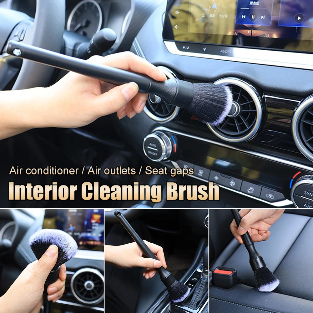 Car Detailing Brush Ultra Soft Bristles Car Cleaner Brush Interior Cleaning Tool Air Conditioning Air Outlets Dust Removal Tool
Car Detailing Brush Ultra Soft Bristles Car Cleaner Brush Interior Cleaning Tool Air Conditioning Air Outlets Dust Removal Tool