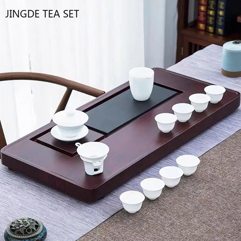 Chinese Solid Wood Tea Tray Drain Retro Tea Set Plate Storage Supplies Living Room Coffee Table Decoration Tea Ceremony Tools
Chinese Solid Wood Tea Tray Drain Retro Tea Set Plate Storage Supplies Living Room Coffee Table Decoration Tea Ceremony Tools