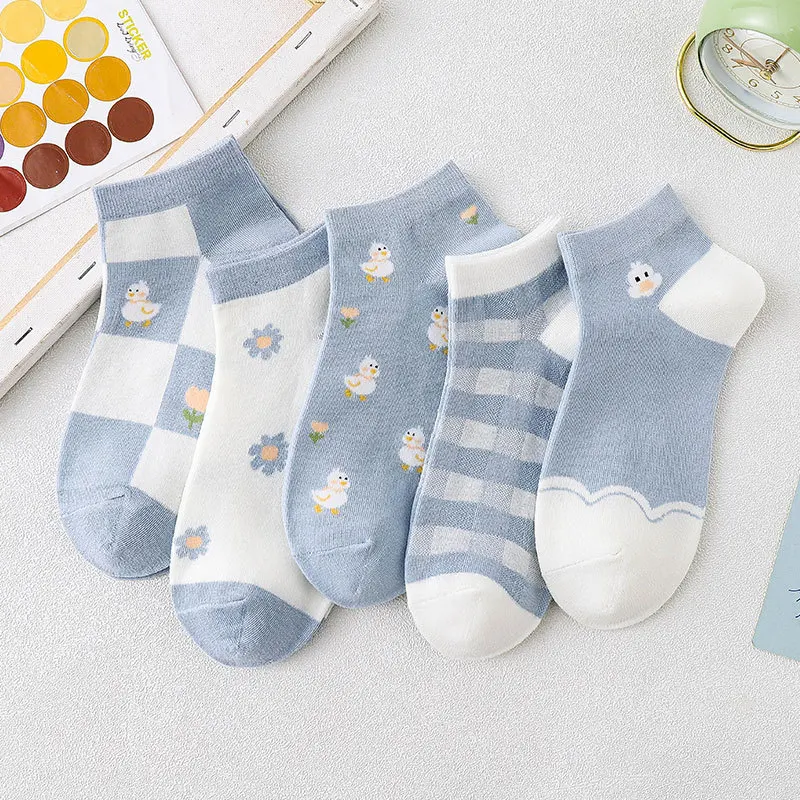 Cartoon Print Cute Socks Casual Fashion Japanese Kawaii Short Socks Women Sweet Girls Cotton Breathable Low Cut Ankle Socks Sox
Cartoon Print Cute Socks Casual Fashion Japanese Kawaii Short Socks Women Sweet Girls Cotton Breathable Low Cut Ankle Socks Sox