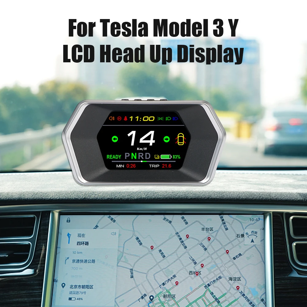 Light Prompt Safety Alarm Driving Time Head Up Display Auto Accessories For Tesla Model 3 Y Speedometer T17 Car Smart HUD Gauge
Light Prompt Safety Alarm Driving Time Head Up Display Auto Accessories For Tesla Model 3 Y Speedometer T17 Car Smart HUD Gauge