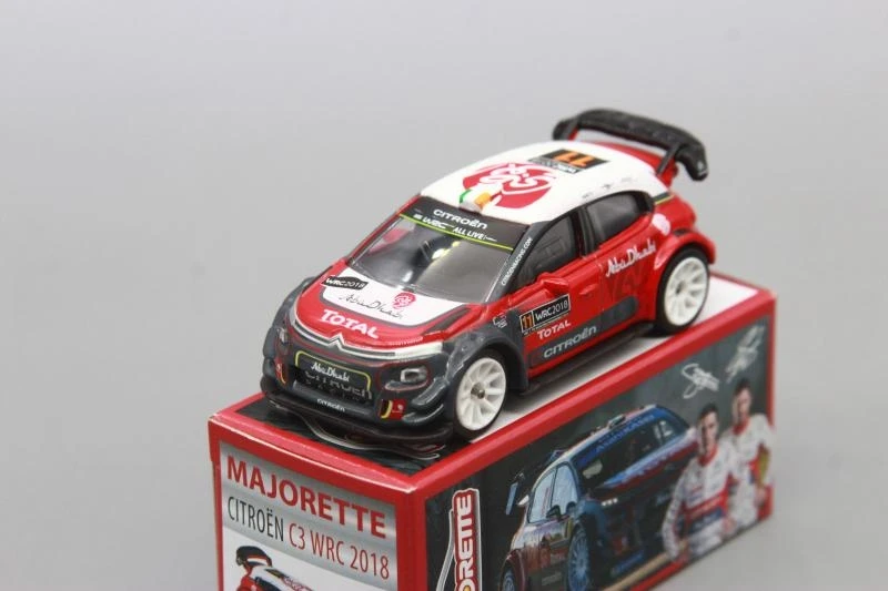 Majorette 1:64 гоночная модель автомобиля из сплава WRC Rally C3 Navigator 2018 для Citroen
Majorette 1:64 гоночная модель автомобиля из сплава WRC Rally C3 Navigator 2018 для Citroen