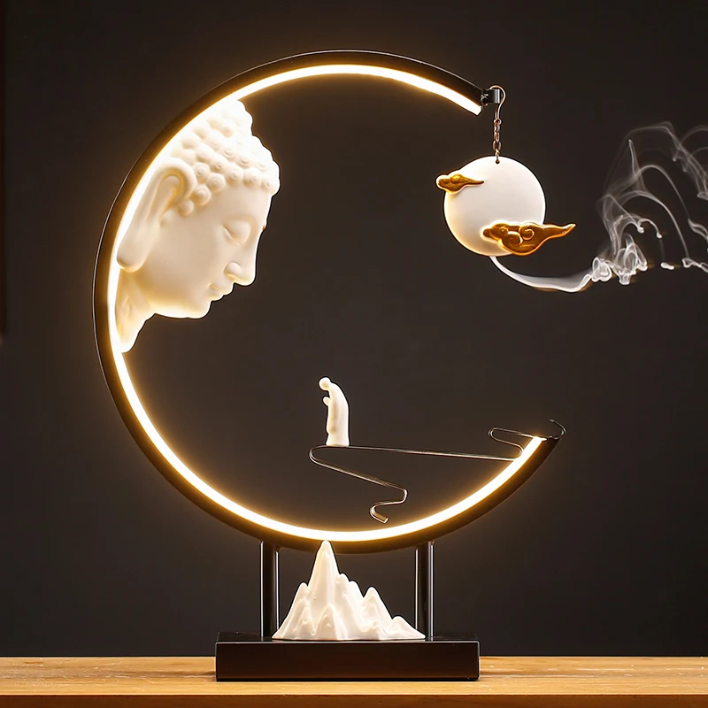 Hinese Style Incense Burner Electric Luxury Waterfall Backflow Incense Burner Sandalwood Living Room Incensario Home Decor 60
Hinese Style Incense Burner Electric Luxury Waterfall Backflow Incense Burner Sandalwood Living Room Incensario Home Decor 60