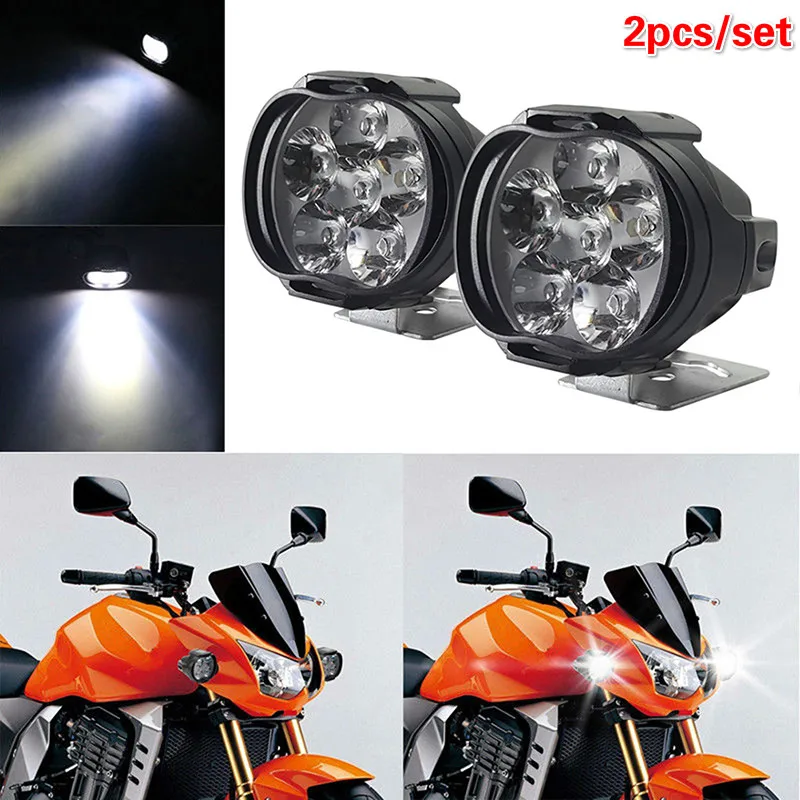 2pcs/set Universal Moto Led Work Lights Motorcycle 6Led Headlight Lamp Scooter Fog Light 12V Driving 8W 12V 1200lm
2pcs/set Universal Moto Led Work Lights Motorcycle 6Led Headlight Lamp Scooter Fog Light 12V Driving 8W 12V 1200lm