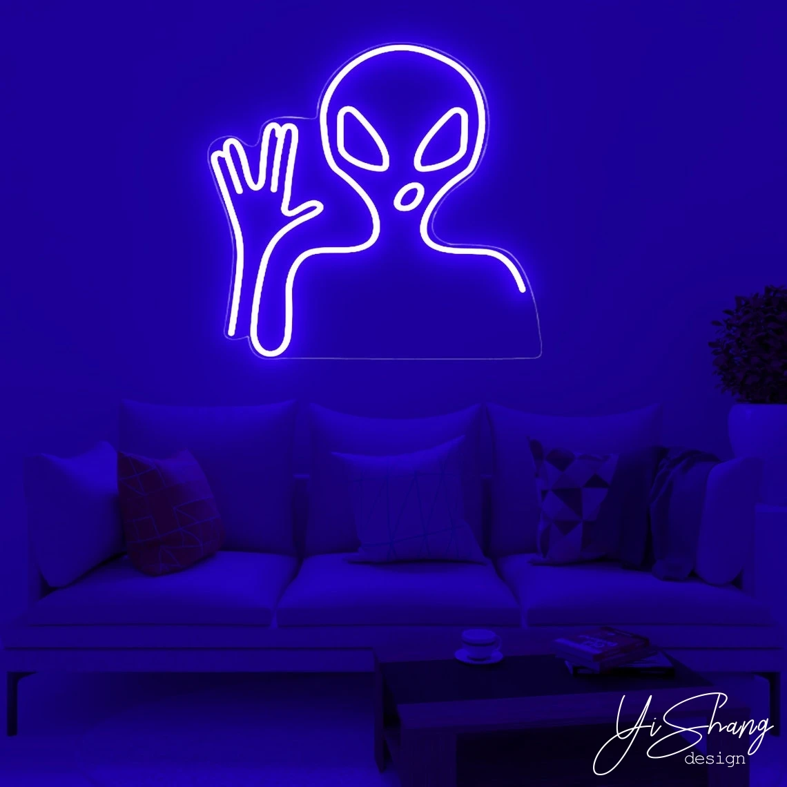 Alien Neon Sign, UFO Neon Sign, Custom Neon Sign, Neon Sign, Neon Sign For Bedroom Wall Decoration Neon Lights, Night Lights 
Alien Neon Sign, UFO Neon Sign, Custom Neon Sign, Neon Sign, Neon Sign For Bedroom Wall Decoration Neon Lights, Night Lights